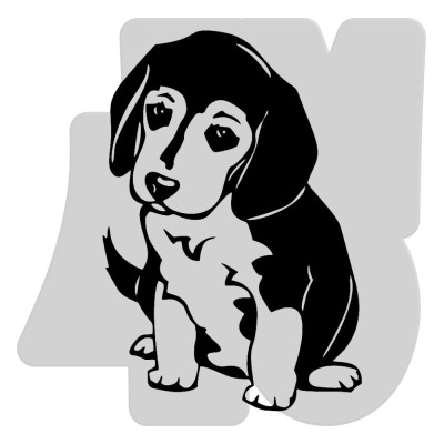 Samolepka Beagle 010
