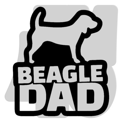 Samolepka Beagle 011