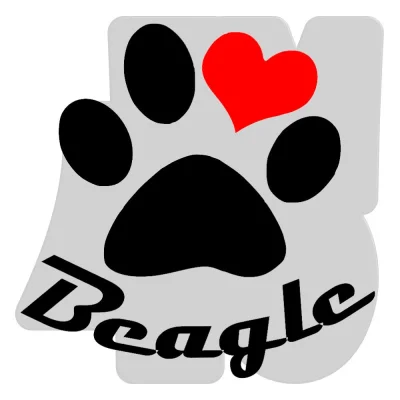 Samolepka Tlapa se srdcem