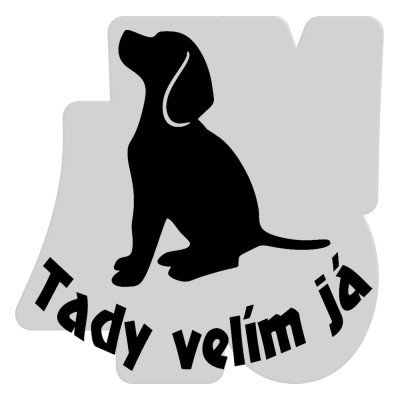 Samolepka Tady velím já