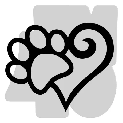 Samolepka Srdce s tlapou