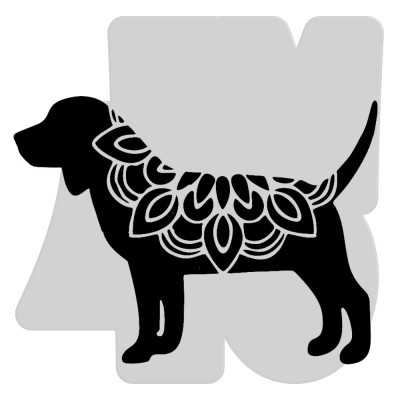 Samolepka Beagle mandala