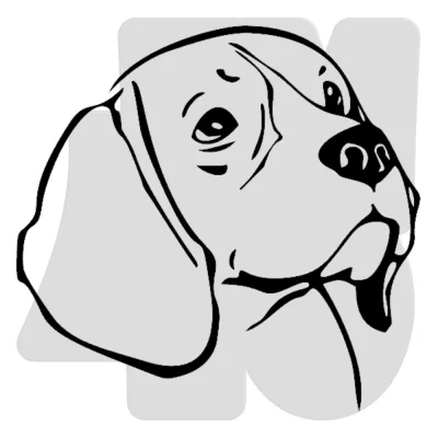 Samolepka Beagle 013