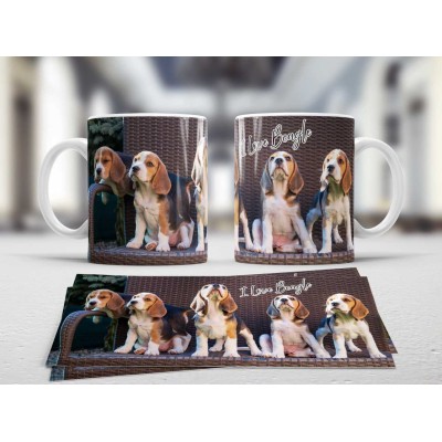 Hrnek Beagle štěňata 002