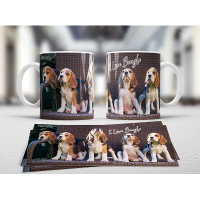 Hrnek Beagle štěňata 002