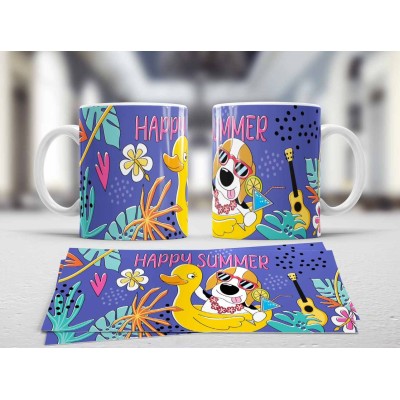 Hrnek Happy summer Beagle