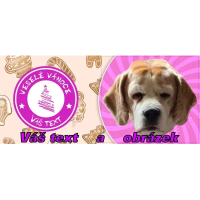 Hrnek Veselé Vánoce vlastní