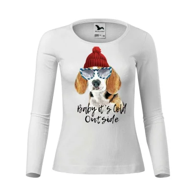 Dámské tričko Beagle s čepicí