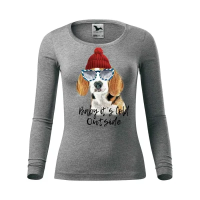 Dámské tričko Beagle s čepicí