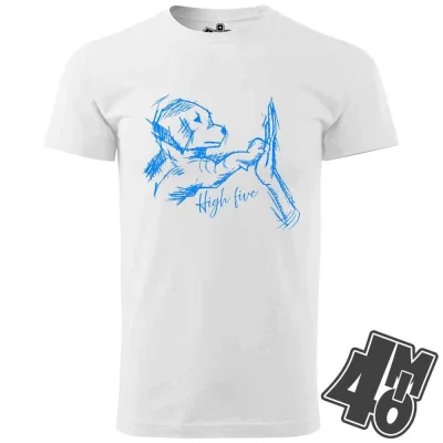 Pánské tričko Dog high five