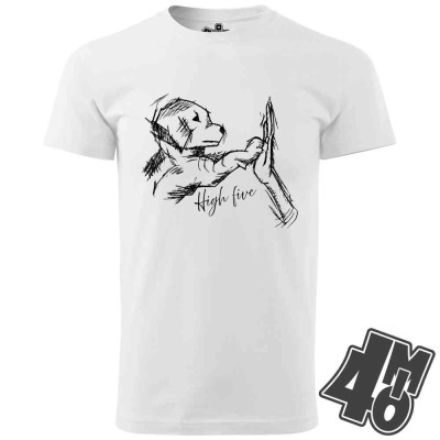 Pánské tričko Dog high five