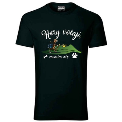 Pánské tričko Hory volají, musím jít