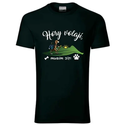 Pánské tričko Hory volají, musím jít