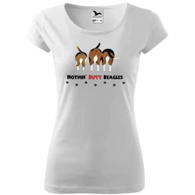 Dámské tričko NOTHIN BUTT BEAGLES