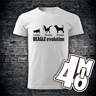 Pánské tričko BEAGLE evolution