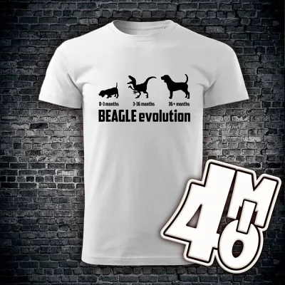 Pánské tričko BEAGLE evolution