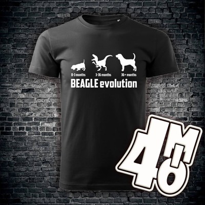 Pánské tričko BEAGLE evolution