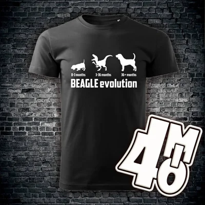 Pánské tričko BEAGLE evolution