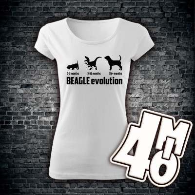 Dámské tričko BEAGLE evolution