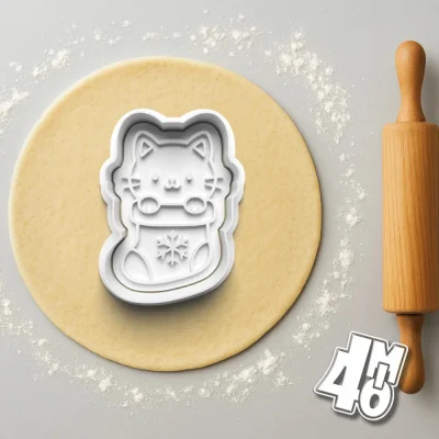 Vykrajovátko Vánoční kočka 01