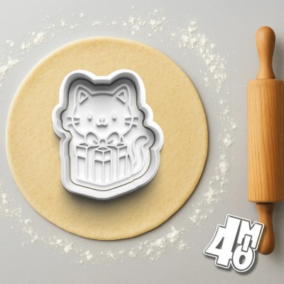 Vykrajovátko Vánoční kočka 03