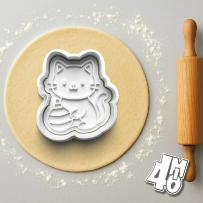 Vykrajovátko Vánoční kočka 04