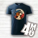 Tričko Beagle s vlajkou