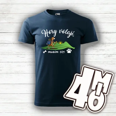 Tričko Hory volají, musím jít