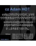 České písmo ADAM HOT