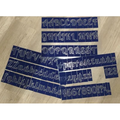 České písmo ADAM HOT vyřezané